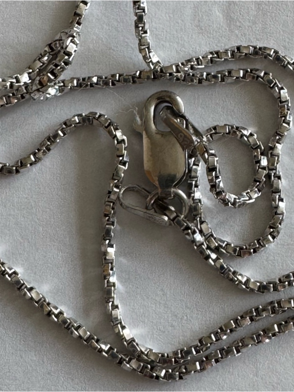 Judith Jack Sterling Marcasite Pendant with Clear Square Stone - Picture 4 of 7